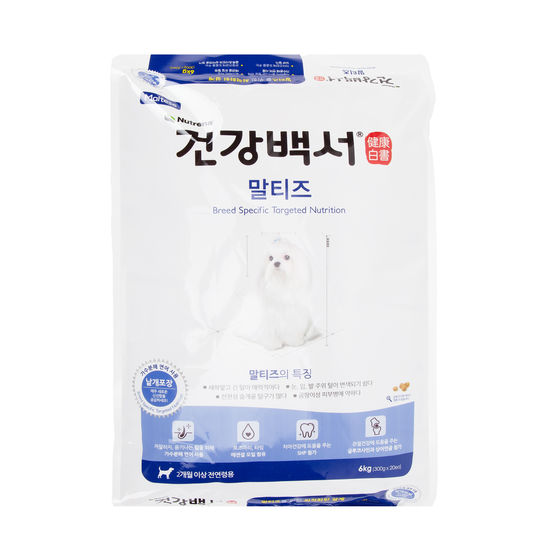 뉴트리나 건강백서 사료 말티즈 6kg